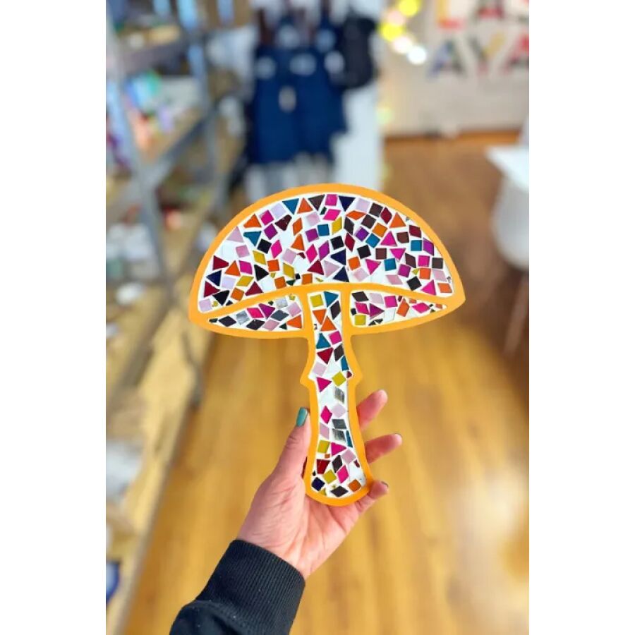 Hongo de Madera - Mosaico en Casa