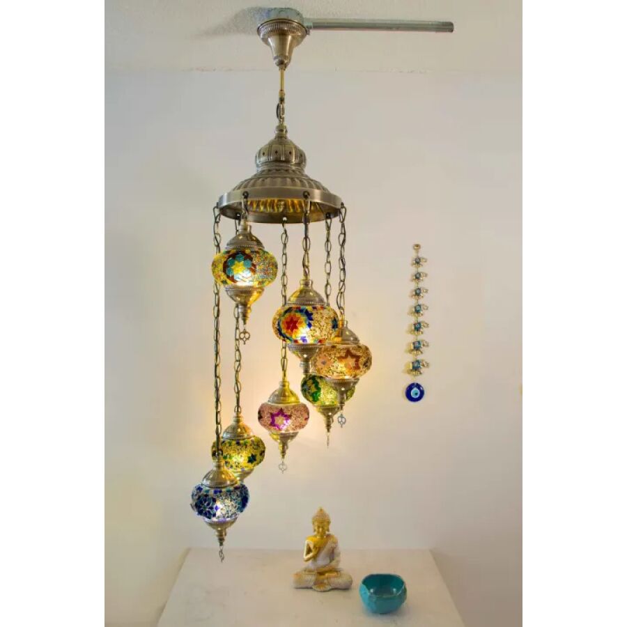 Taller Lámpara Turca "Colgar x 7"