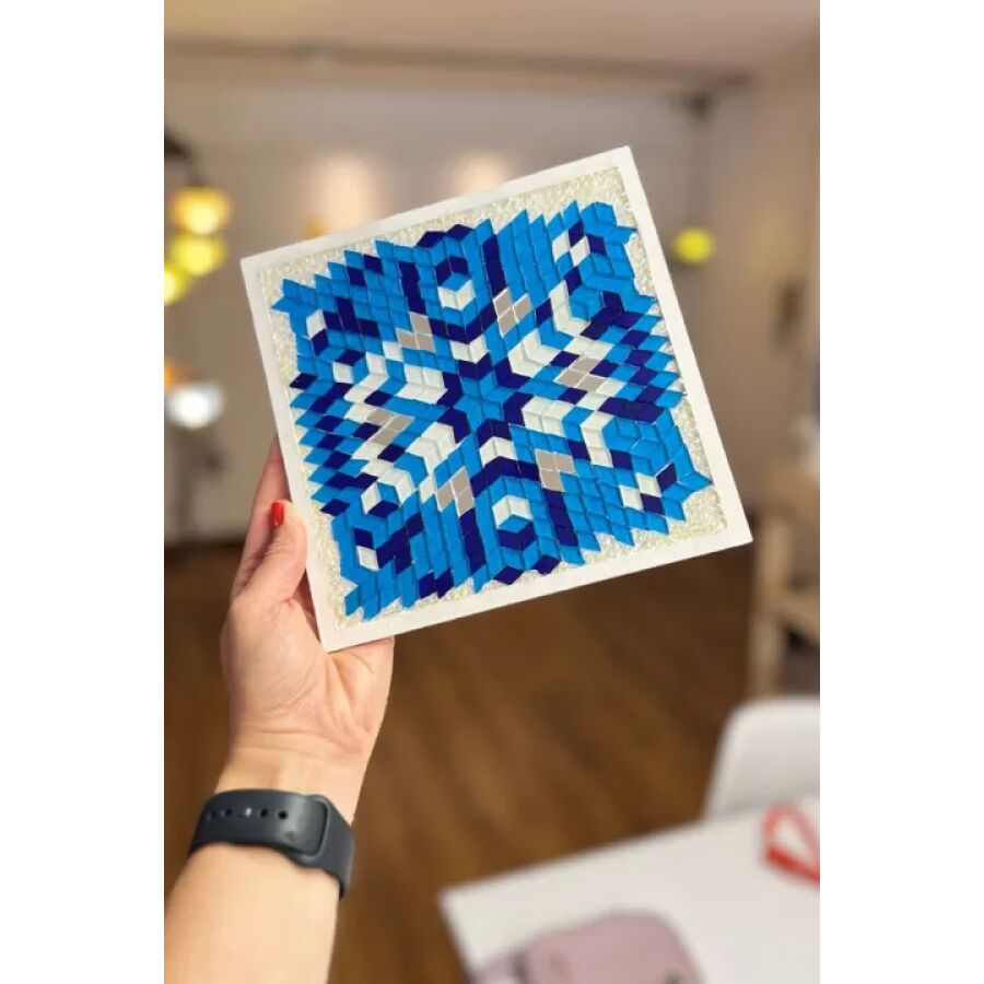 Taller Mosaico Portacalientes de Madera