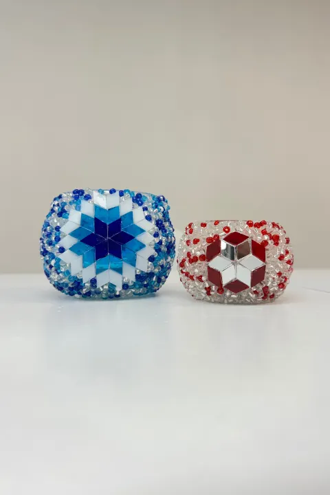 Kit Portavelas - Mosaico en Casa