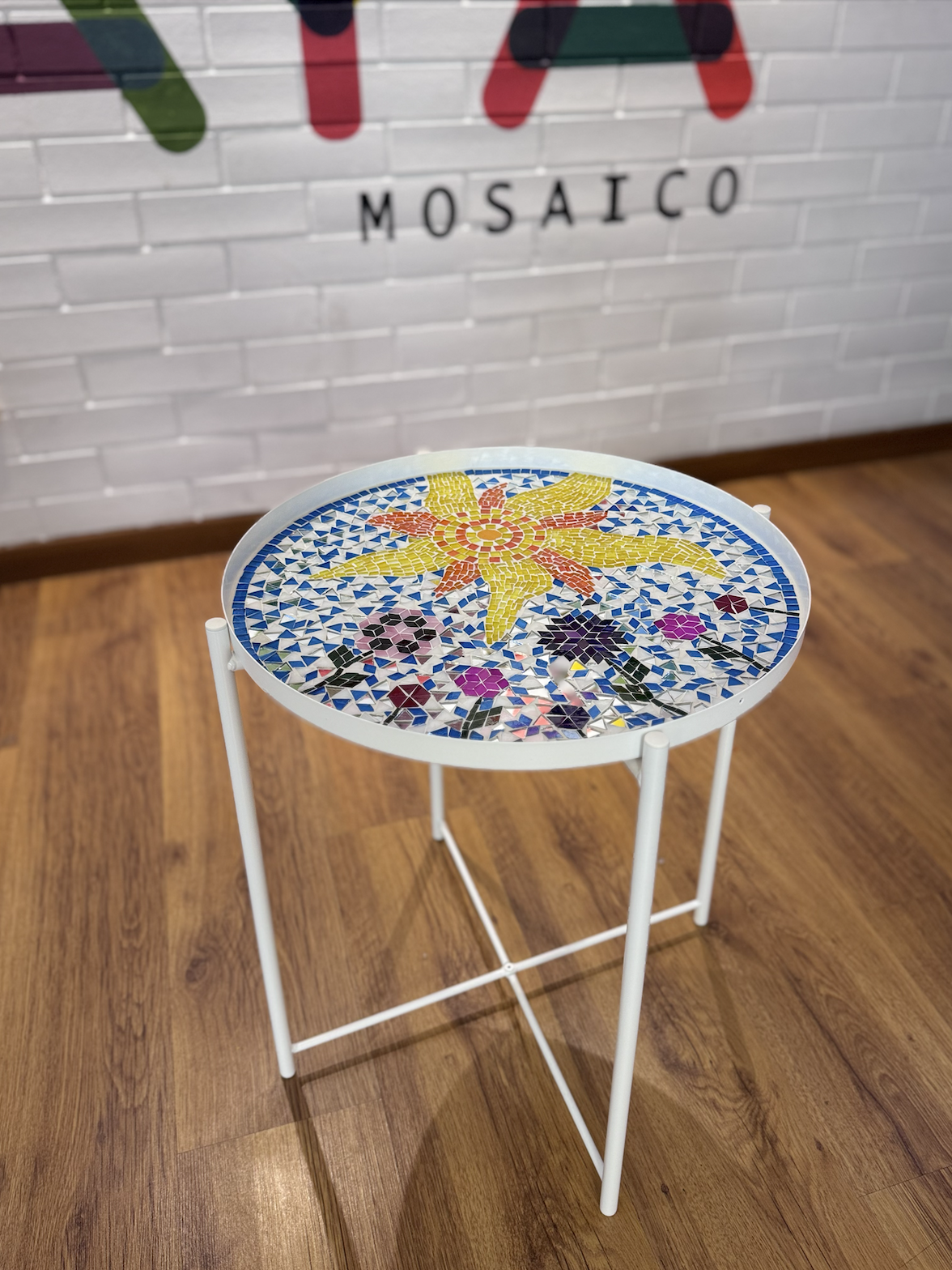 Taller Mosaico Mesa Auxiliar - Imagen 4