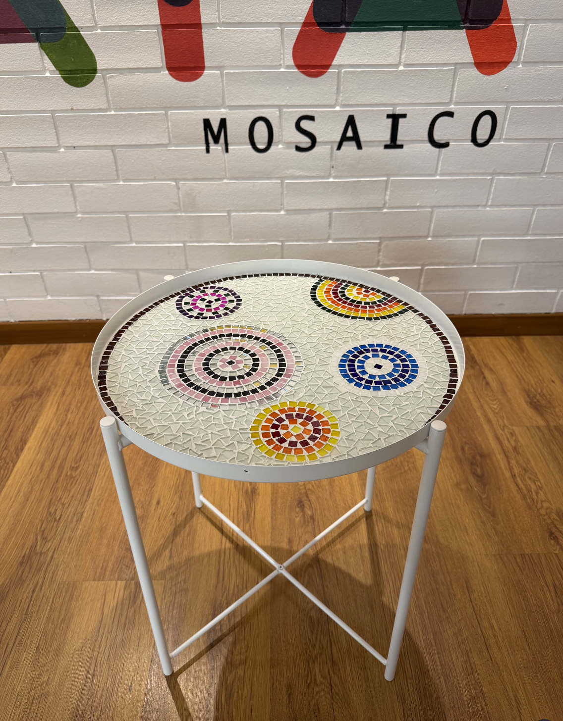 Taller Mosaico Mesa Auxiliar